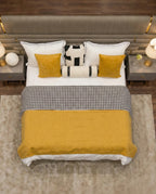 Beautiful premium modern upholstered king bed crafted by Arris Concepts Luxury Pvt. Ltd.