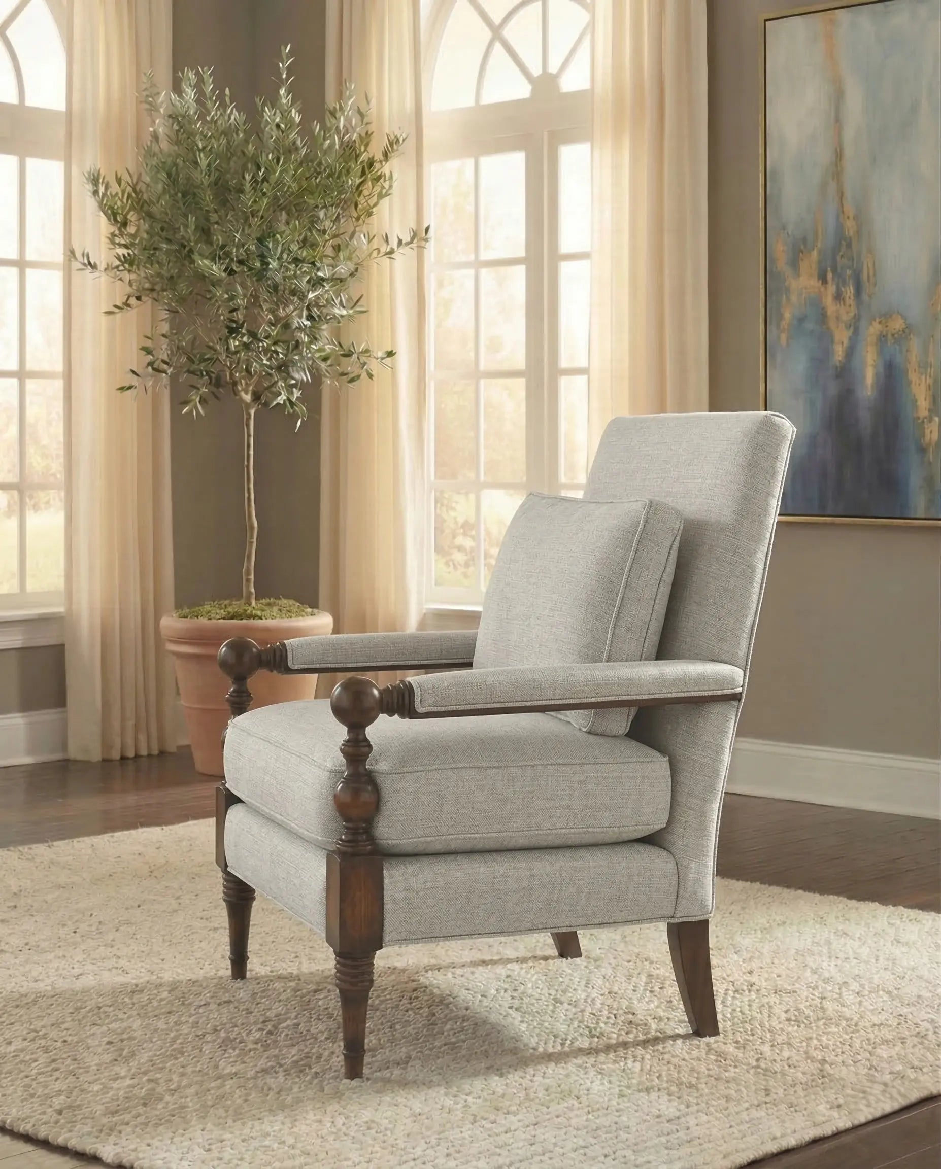 Ash - Masterfully crafted premium modern lounge accent chair for a living room by Arris Concepts