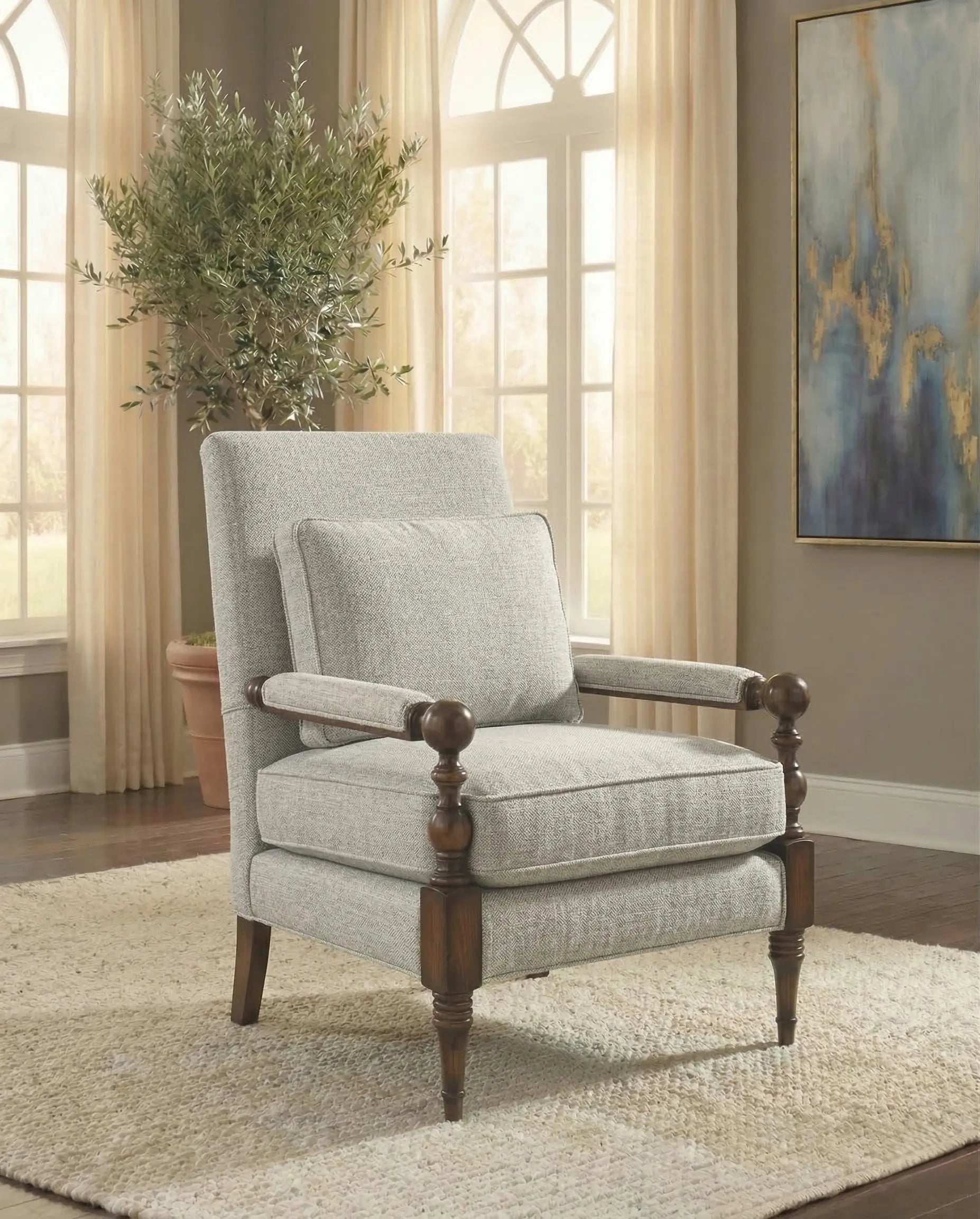 Ash - Masterfully crafted premium modern lounge accent chair for a living room by Arris Concepts