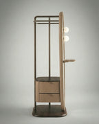 Beautiful premium dressing mirror with valet stand crafted by Arris Concepts Luxury