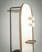 Beautiful premium dressing mirror with valet stand crafted by Arris Concepts Luxury