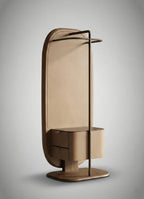 Beautiful premium dressing mirror with valet stand crafted by Arris Concepts Luxury