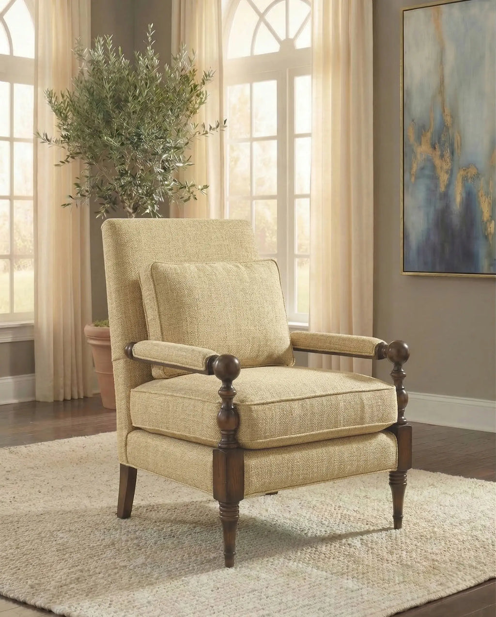 Pistachio - Masterfully crafted premium modern lounge accent chair for a living room by Arris Concepts