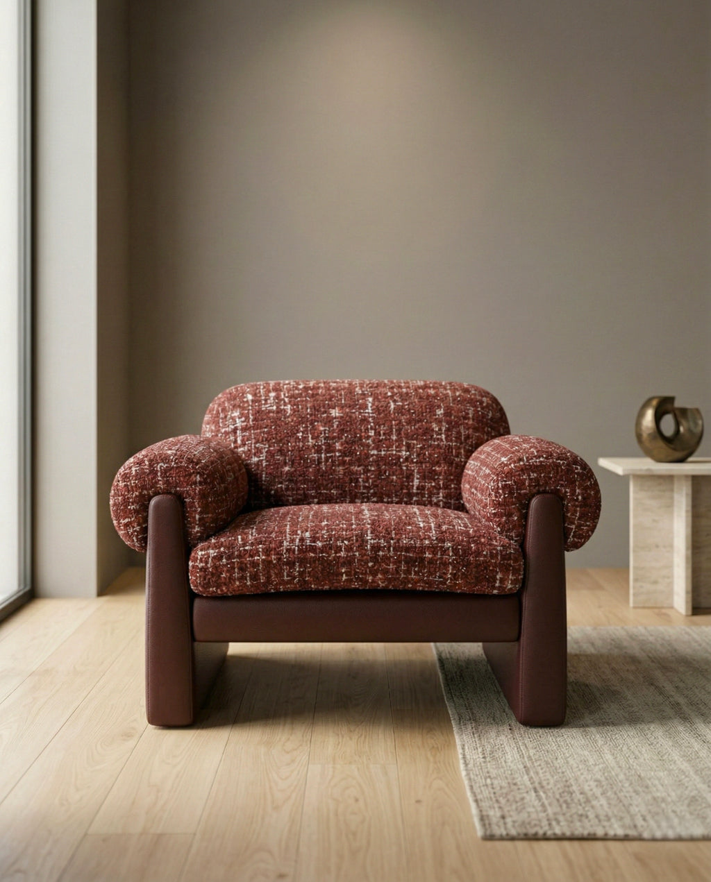 Soriana-Style Architectural Lounge Chair Arris Concepts