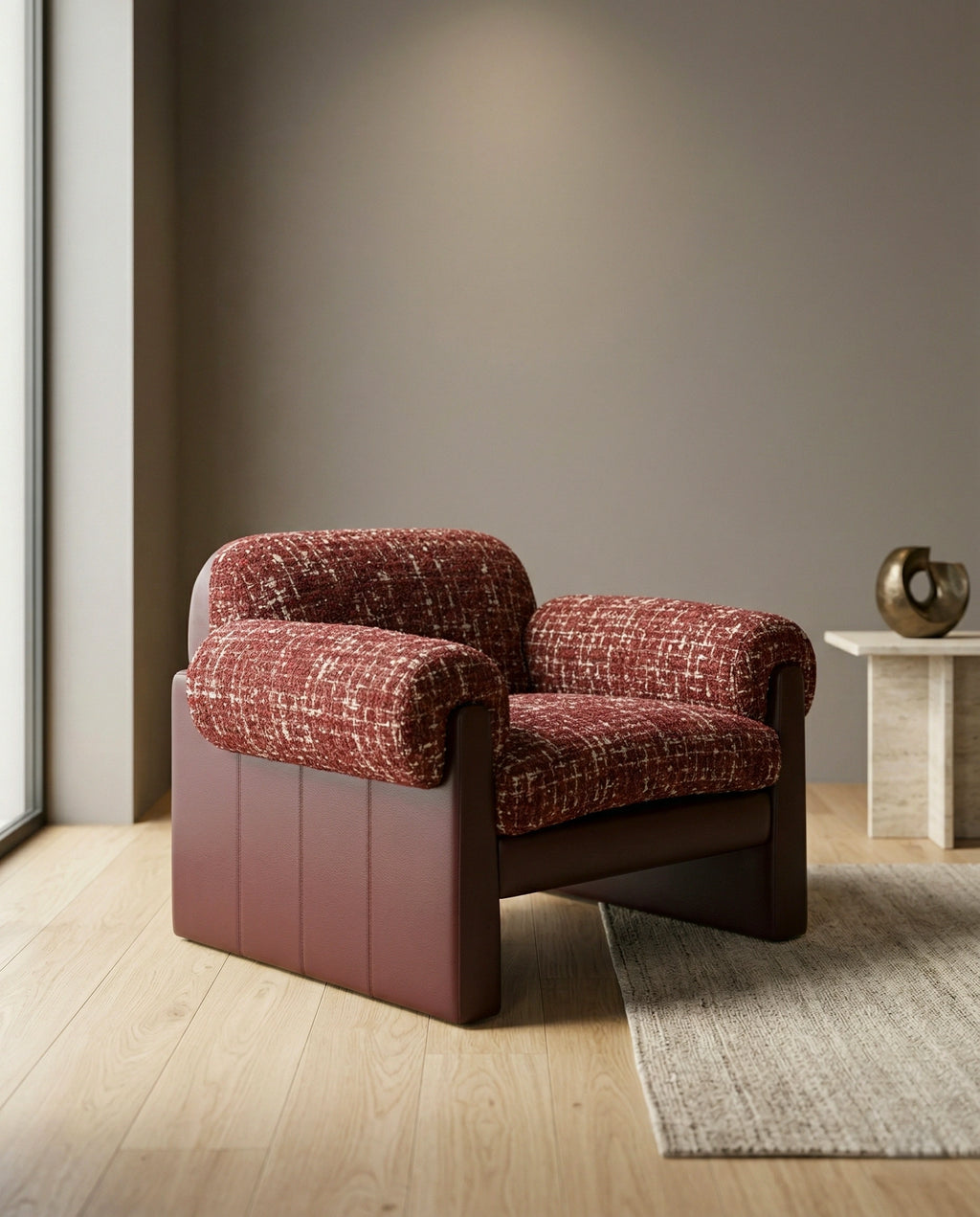 Soriana-Style Architectural Lounge Chair Arris Concepts
