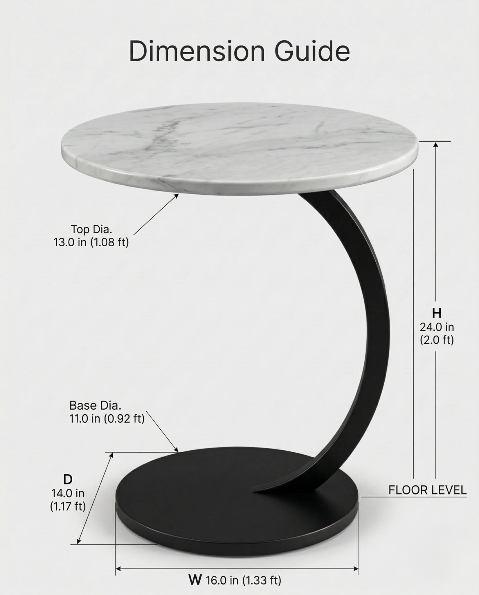 Modern stone side table and a black marble curved pedestal corner table by Arris Concepts Luxury Pvt. Ltd.