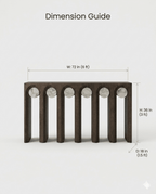 Masterfully crafted luxury marble inlay console table by Arris Concepts