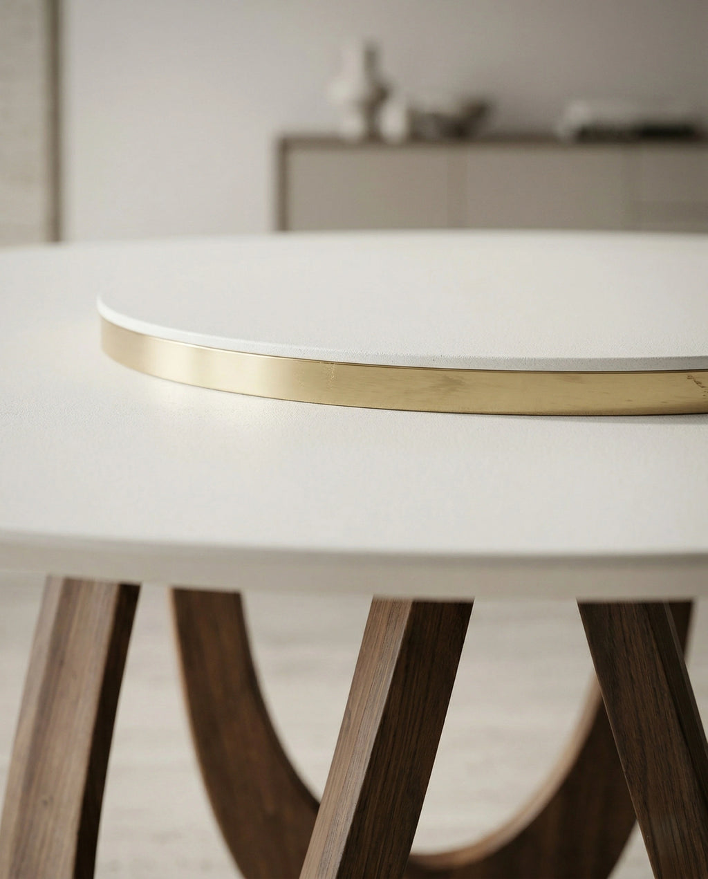 Beautiful premium round onyx dining table crafted by Arris Concepts Luxury Pvt. Ltd.