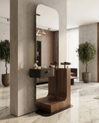 Sculptural Freestanding Minimalist Dressing Table Arris Concepts