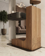 Sculptural Freestanding Minimalist Dressing Table Arris Concepts