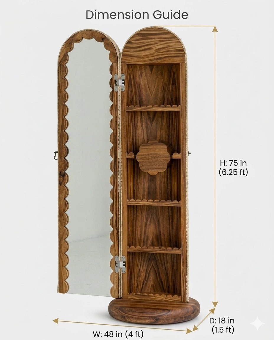 Masterfully crafted luxury rattan storage cabinet with wood shelves by Arris Concepts