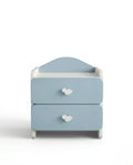 Premium Pastel Blue Cloud Nursery Side Table Arris Concepts
