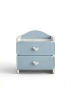 Premium Pastel Blue Cloud Nursery Side Table Arris Concepts