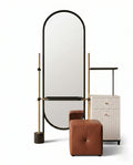 Architectural Freestanding Capsule Mirror Vanity Set Arris Concepts