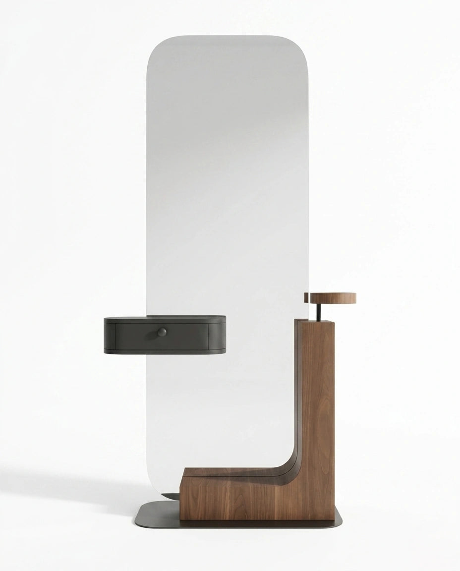 Sculptural Freestanding Minimalist Dressing Table Arris Concepts