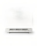 Ultra-Long Minimalist White TV Ledge & Console Arris Concepts