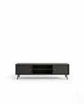Mid-Century Matte Black TV Ledge & Media Console Arris Concepts