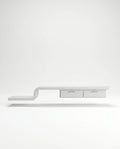 Ultra-Long Minimalist White TV Ledge & Console Arris Concepts