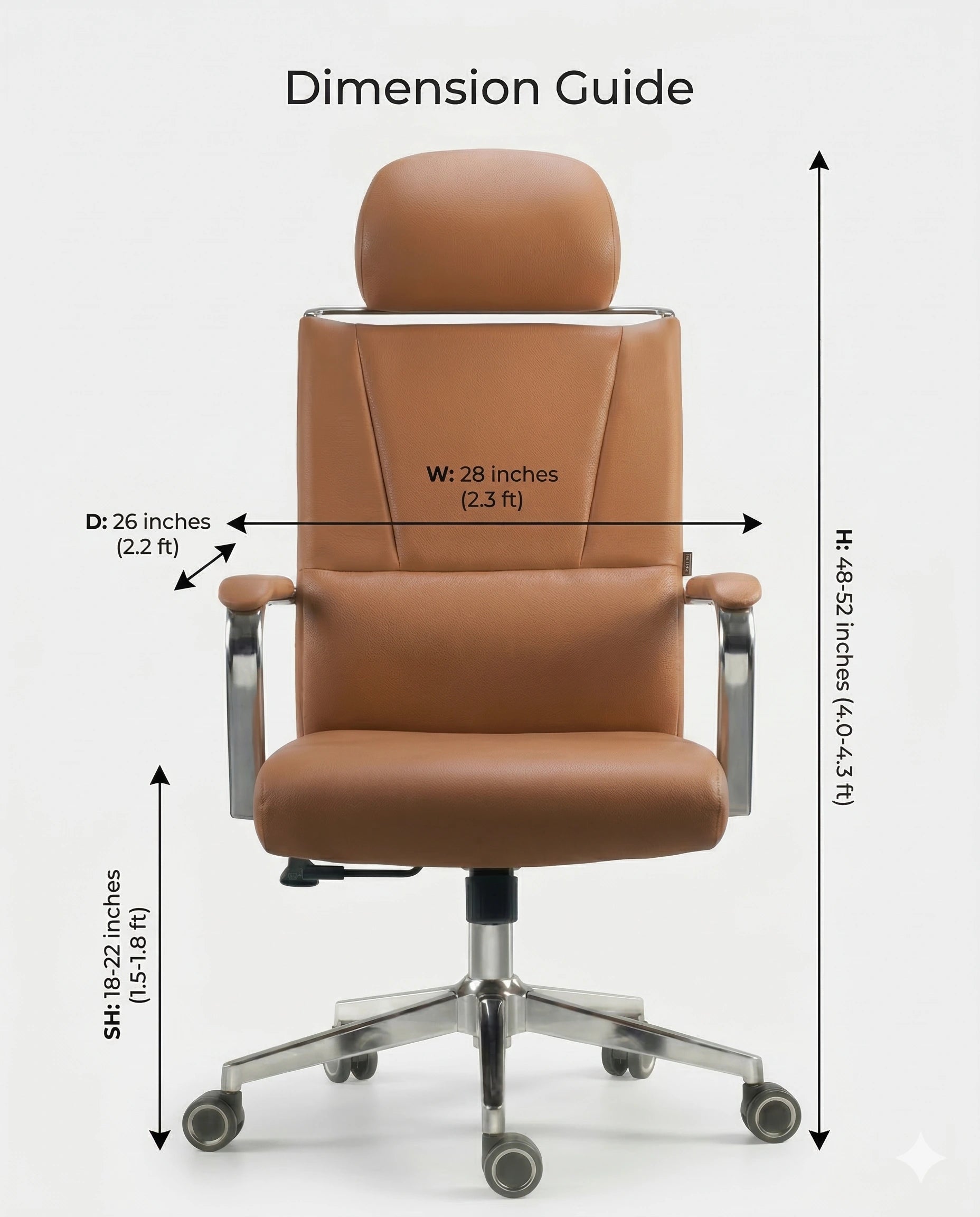 Beautiful premium swivel office chair with headrest crafted by Arris Concepts Luxury Pvt. Ltd.