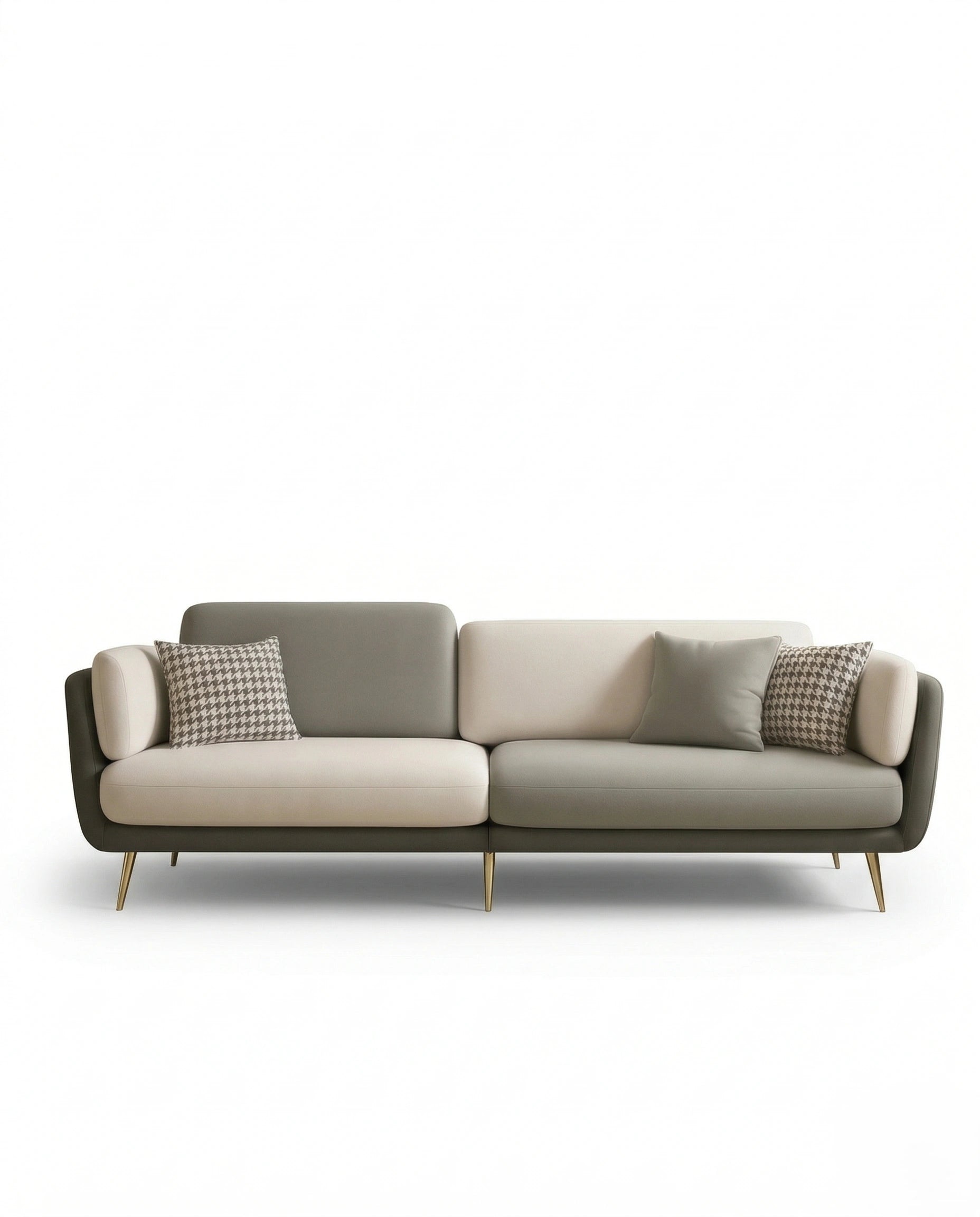 Beautiful premium modern upholstered sofa crafted by Arris Concepts Luxury Pvt. Ltd.