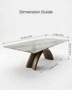 Artisanal 10 seater exotic green marble dining table for luxury interiors by Arris Concepts Luxury.