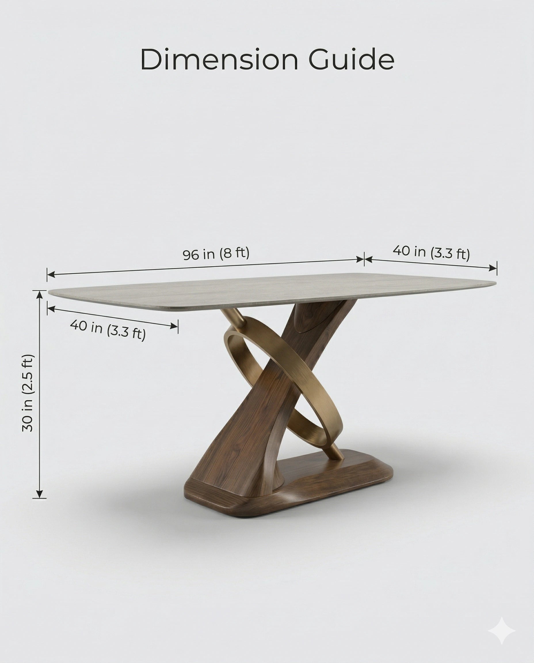 Sculptural 8-Seater Onyx & Brass Dining Table Arris Concepts