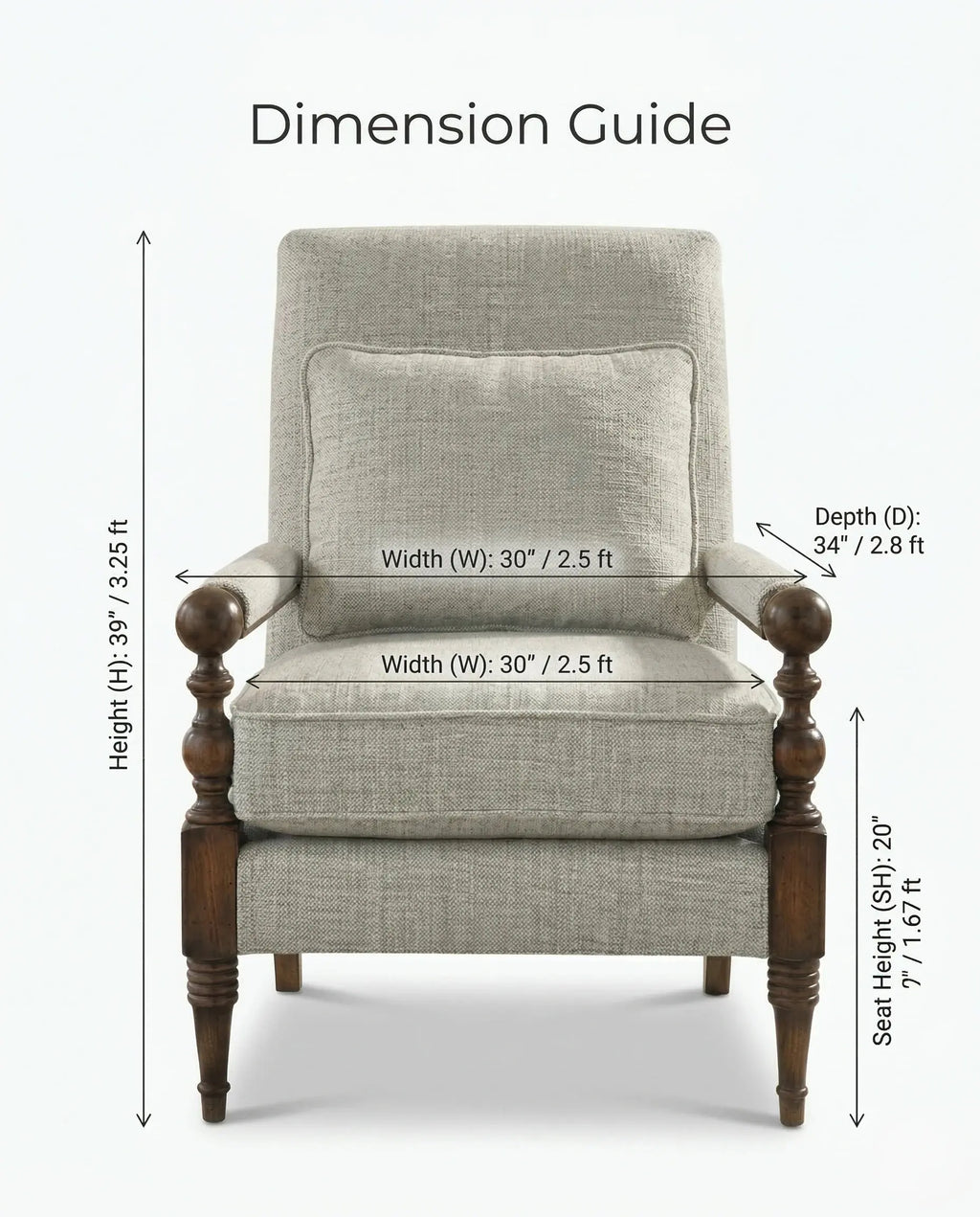 Premium Modern Lounge Accent Chair