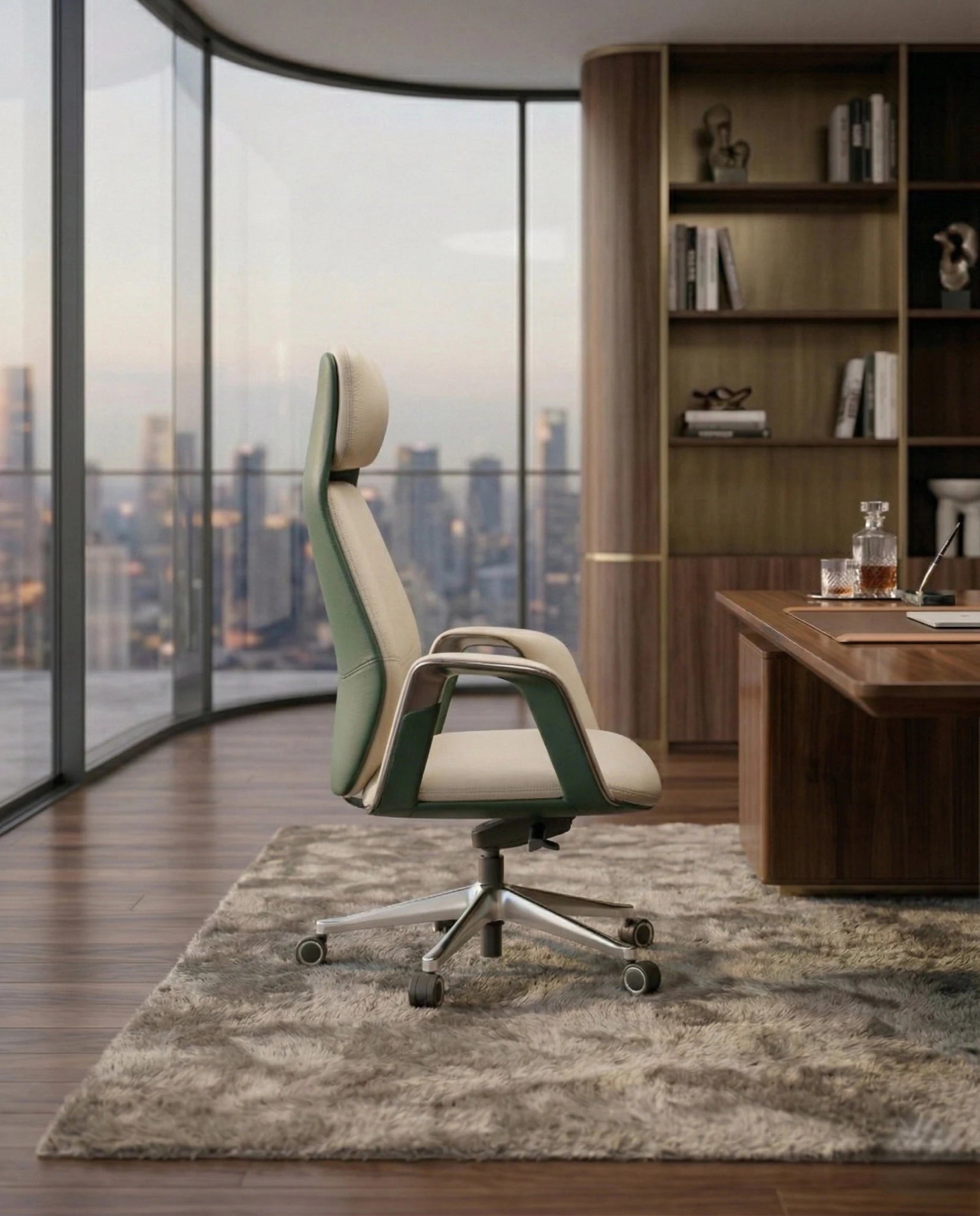 Premium breathable office seating and a modern ergonomic desk chair by Arris Concepts Luxury Pvt. Ltd.