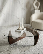 Designer glass living room table and modern mid century center table by Arris Concepts Luxury Pvt. Ltd.
