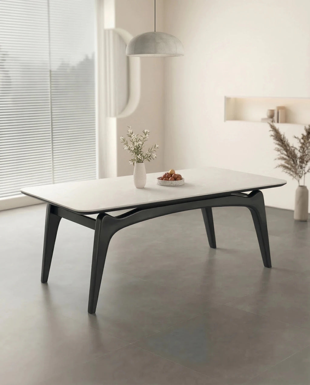 Masterfully crafted premium 6 seater dining table for a modern home by Arris Concepts Luxury