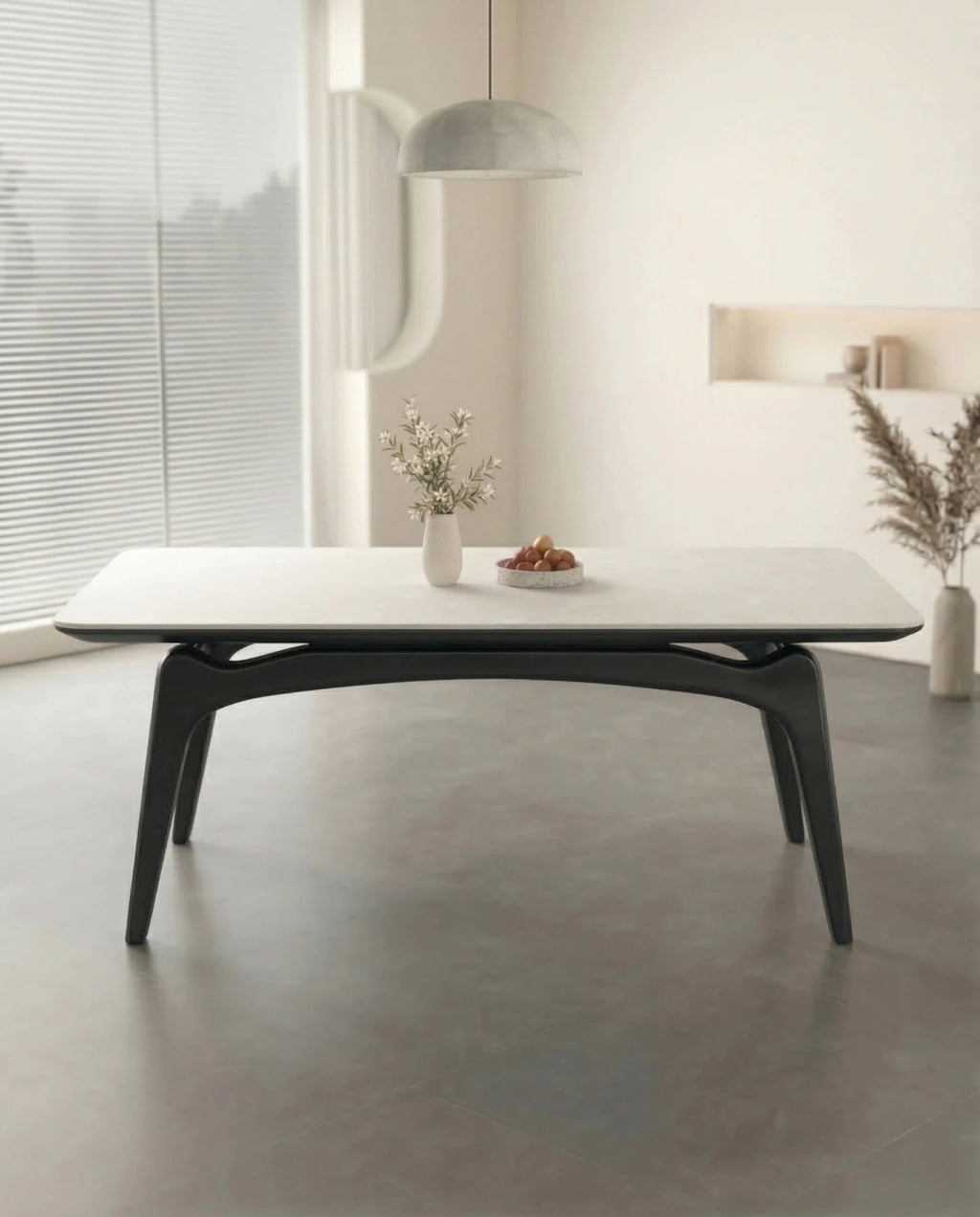 Masterfully crafted premium 6 seater dining table for a modern home by Arris Concepts Luxury