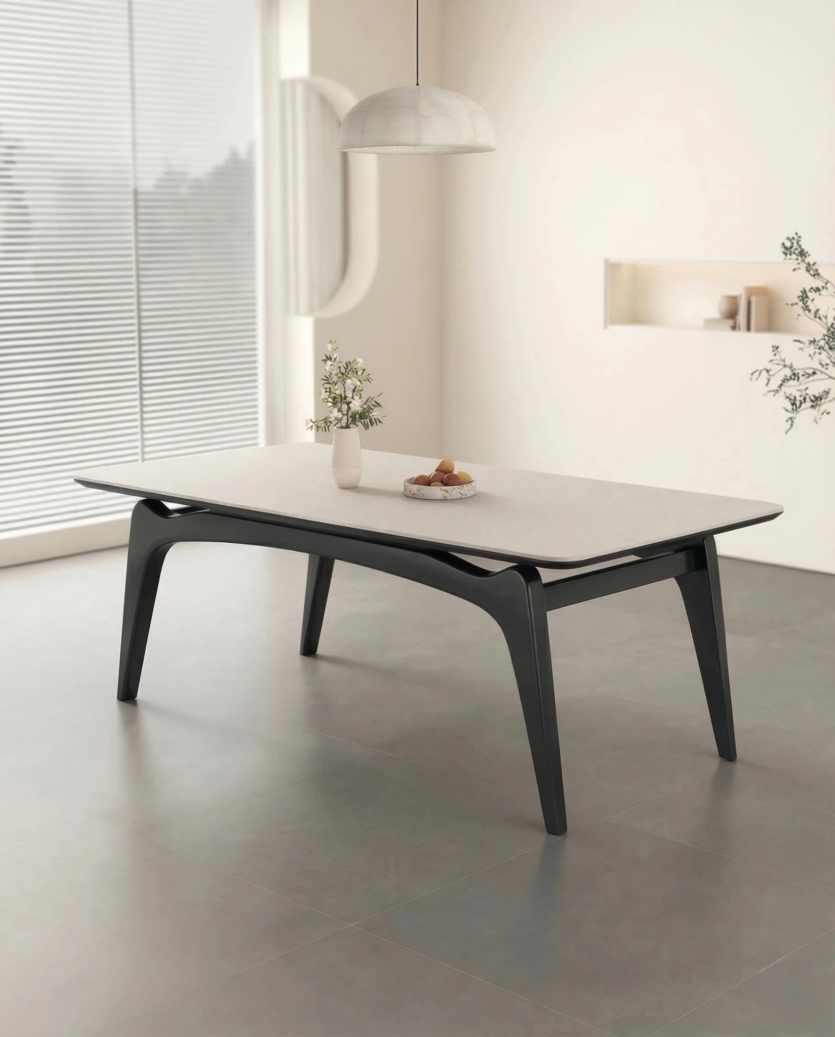 Masterfully crafted premium 6 seater dining table for a modern home by Arris Concepts Luxury