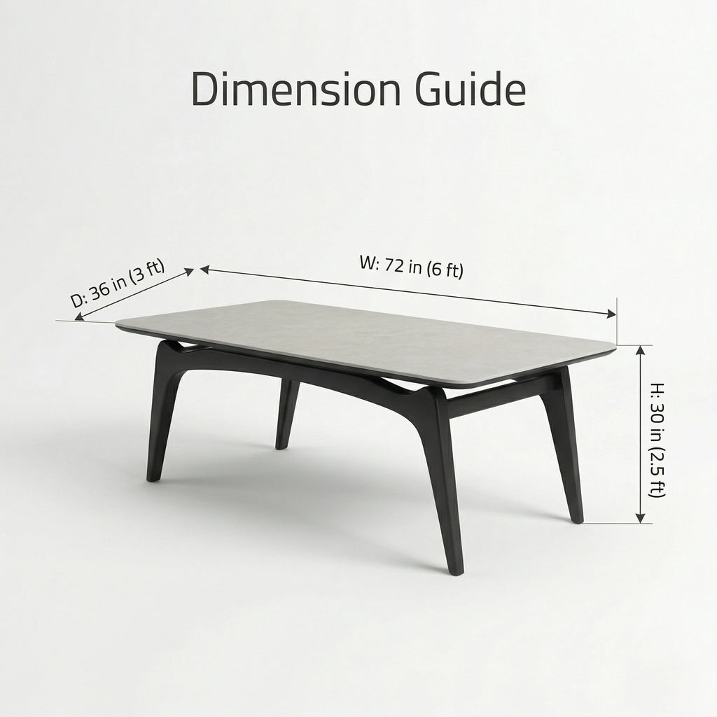 Masterfully crafted premium 6 seater dining table for a modern home by Arris Concepts Luxury