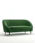 Beautiful premium art deco velvet loveseat crafted by Arris Concepts Luxury Pvt. Ltd.