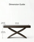Beautiful premium espresso wood console table crafted by Arris Concepts Luxury Pvt. Ltd.