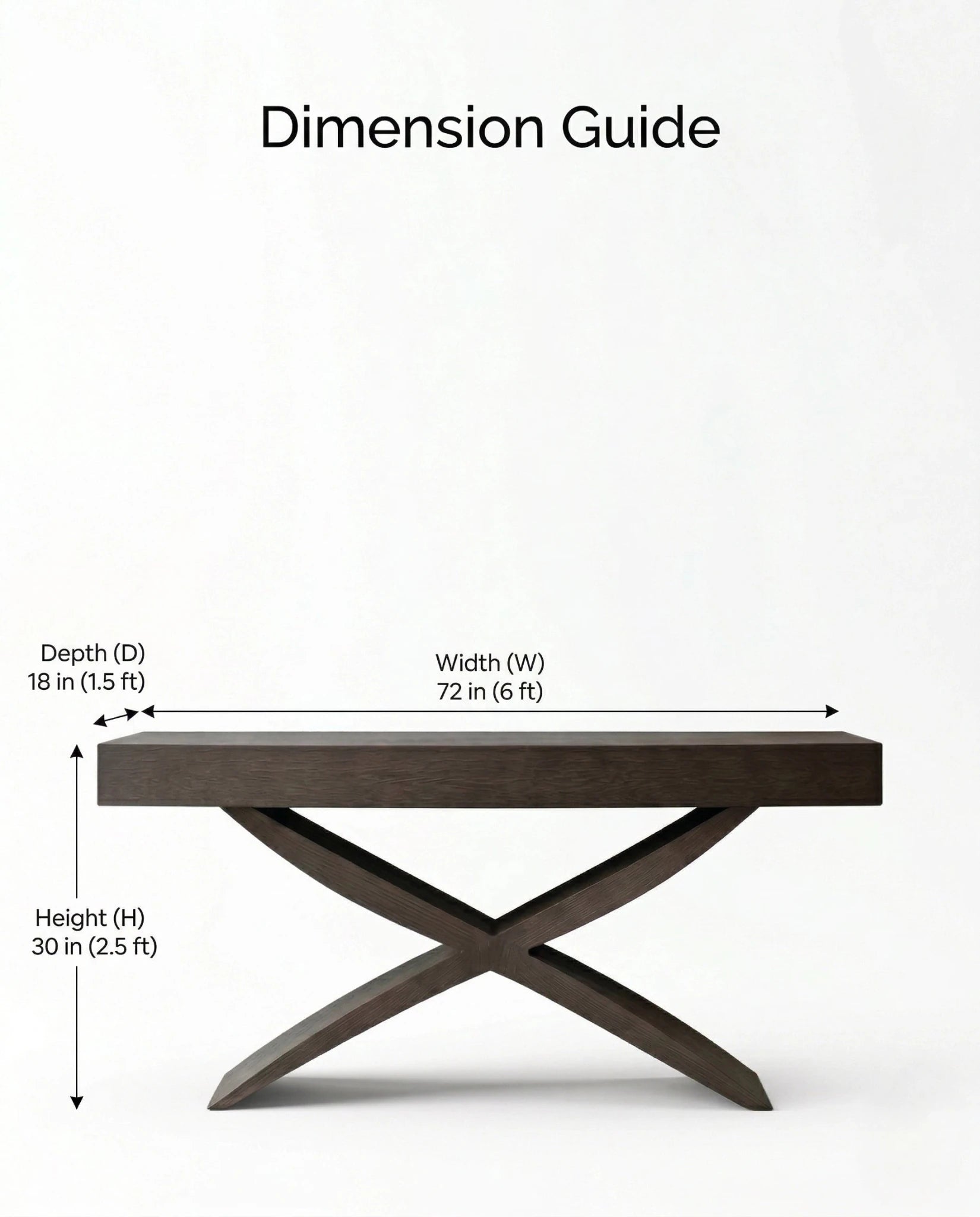 Beautiful premium espresso wood console table crafted by Arris Concepts Luxury Pvt. Ltd.