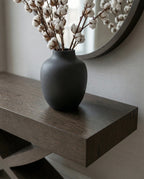 Beautiful premium espresso wood console table crafted by Arris Concepts Luxury Pvt. Ltd.
