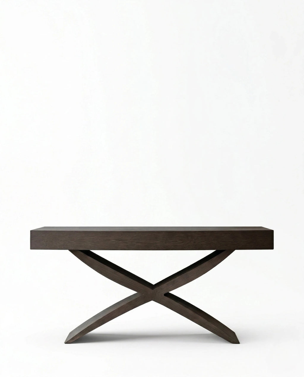 Beautiful premium espresso wood console table crafted by Arris Concepts Luxury Pvt. Ltd.