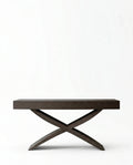 Beautiful premium espresso wood console table crafted by Arris Concepts Luxury Pvt. Ltd.