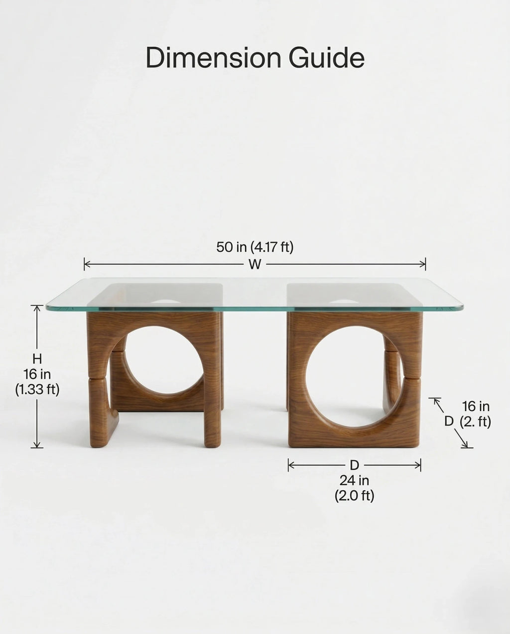 Modern wood base glass table and premium glass sculptural coffee table by Arris Concepts Luxury Pvt. Ltd.