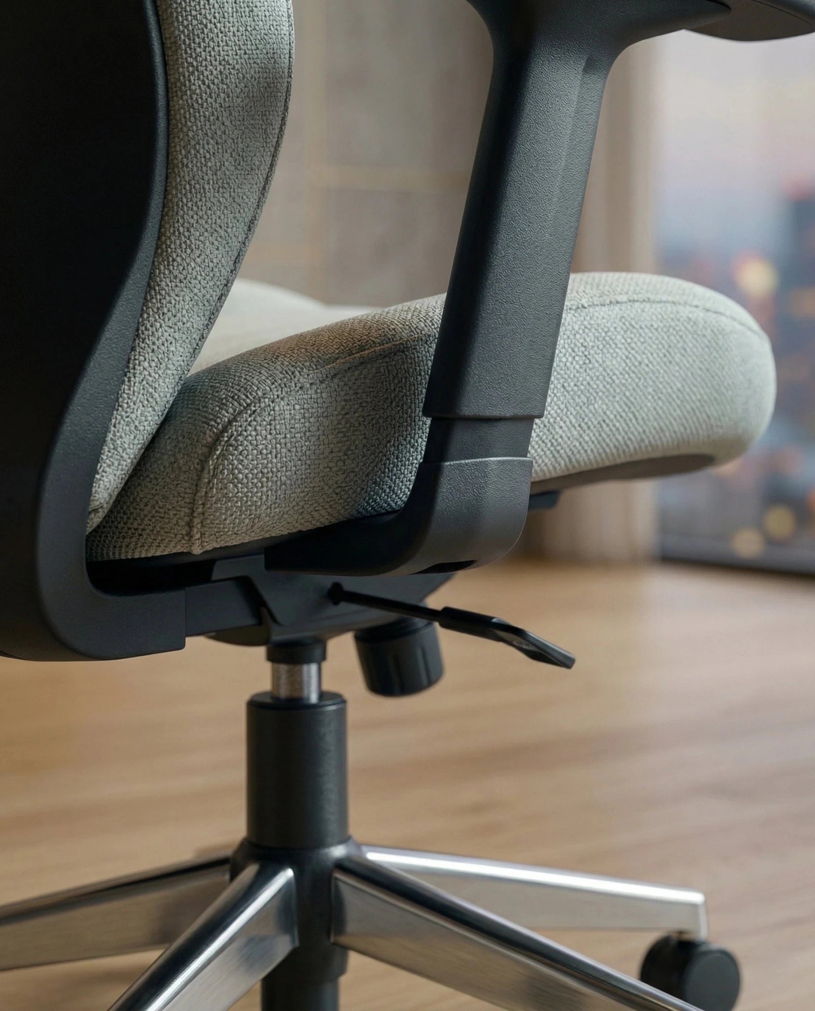 Modern executive desk chair and premium grey ergonomic office chair crafted by Arris Concepts Luxury Pvt. Ltd.