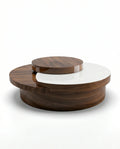 Beautiful premium high gloss two tier center table crafted by Arris Concepts Luxury Pvt. Ltd.