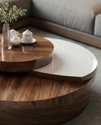 Beautiful premium high gloss two tier center table crafted by Arris Concepts Luxury Pvt. Ltd.
