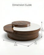 Beautiful premium high gloss two tier center table crafted by Arris Concepts Luxury Pvt. Ltd.