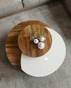 Beautiful premium high gloss two tier center table crafted by Arris Concepts Luxury Pvt. Ltd.