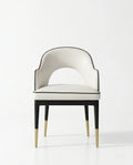 Beautiful premium modern curved dining chair crafted by Arris Concepts Luxury Pvt. Ltd.