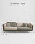 Beautiful premium modern upholstered sofa crafted by Arris Concepts Luxury Pvt. Ltd.