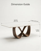 Beautiful premium onyx top dining table with sculptural base crafted by Arris Concepts Luxury Pvt. Ltd.