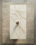 Beautiful premium onyx top dining table with sculptural base crafted by Arris Concepts Luxury Pvt. Ltd.