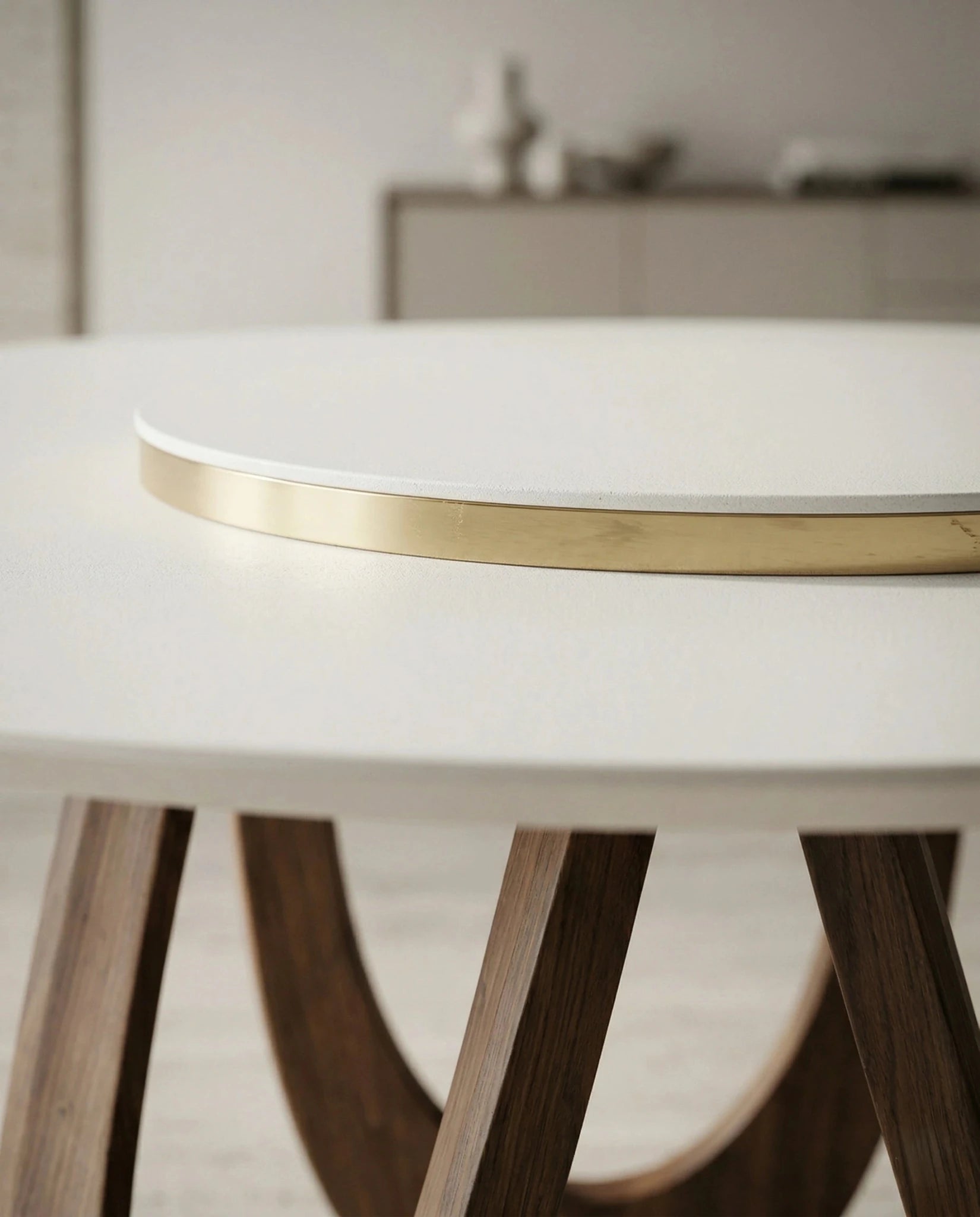 Beautiful premium round onyx dining table crafted by Arris Concepts Luxury Pvt. Ltd.